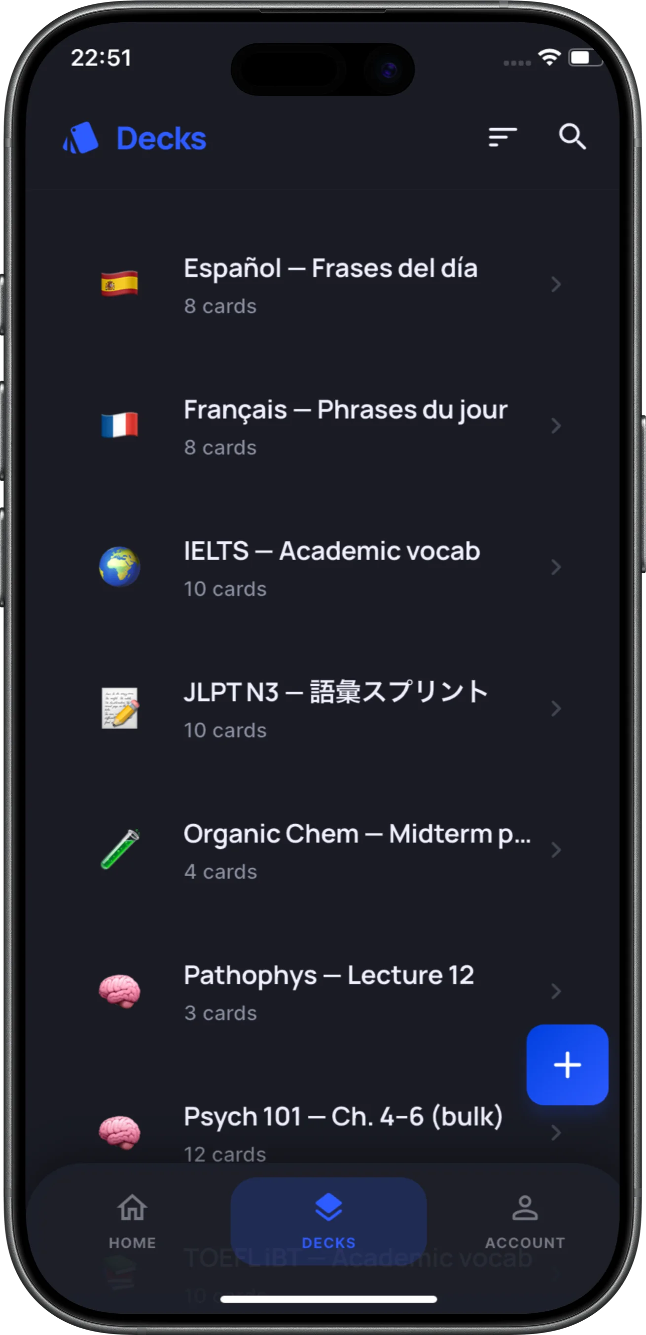 Deckbase App Mockup